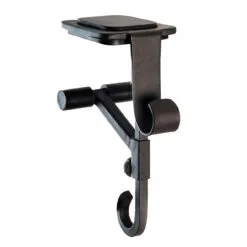 Set Of 2 Brown Christmas Mantle Garland And Stocking Hanger 6.50"