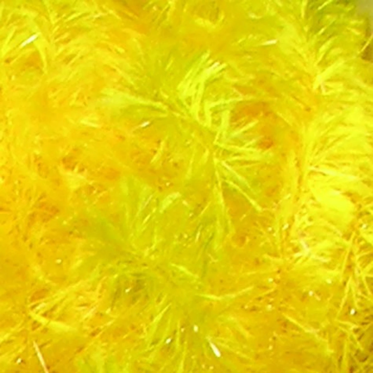 Yellow Fuzzy Boa Party Garland 0.75" X 55 Yards