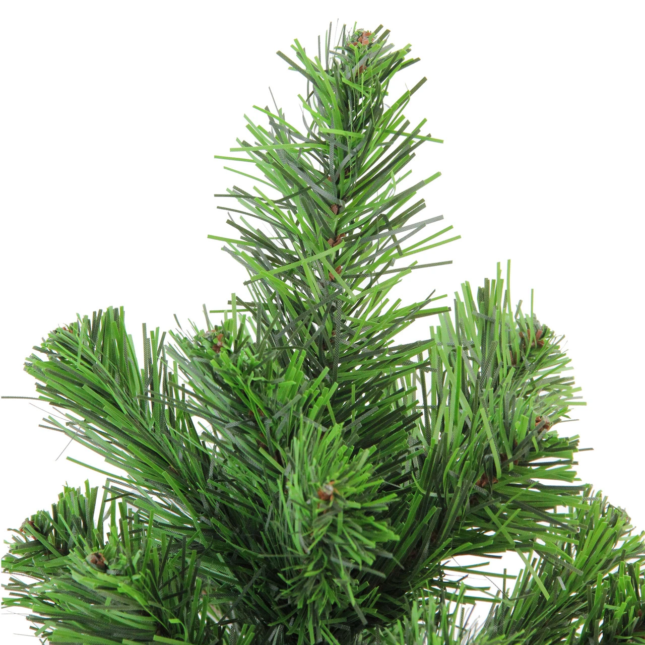 24" Mini Balsam Pine Medium Artificial Christmas Tree In Burlap Base, Unlit - Image 2