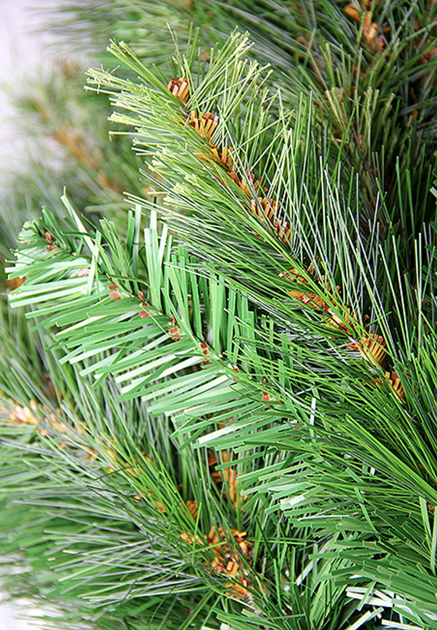 7.5' Pre-Lit Slim Jack Pine Artificial Christmas Tree - Clear LED Lights - Image 2