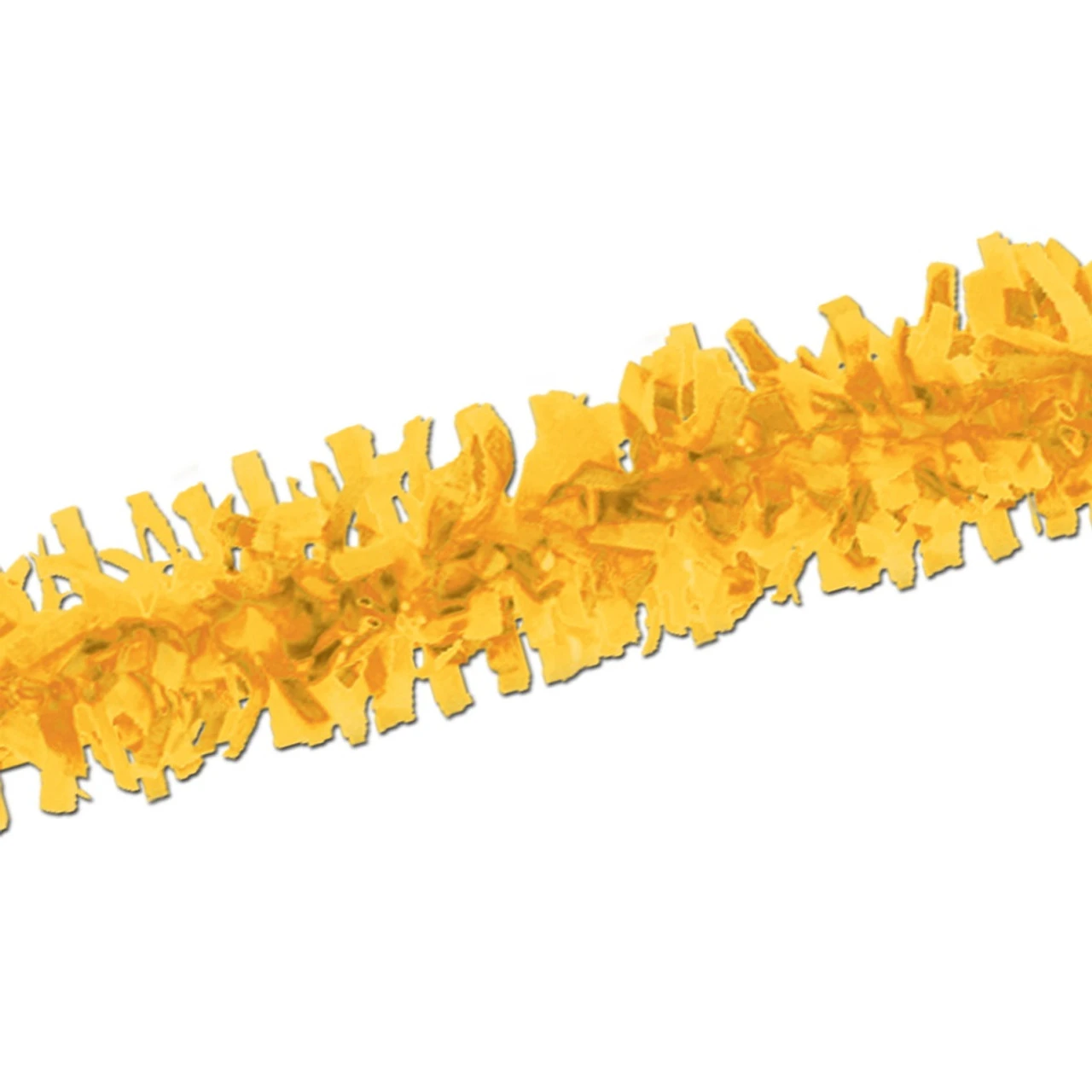 Club Pack Of 24 Bright Yellow Festive Tissue Festooning Decorations 25'