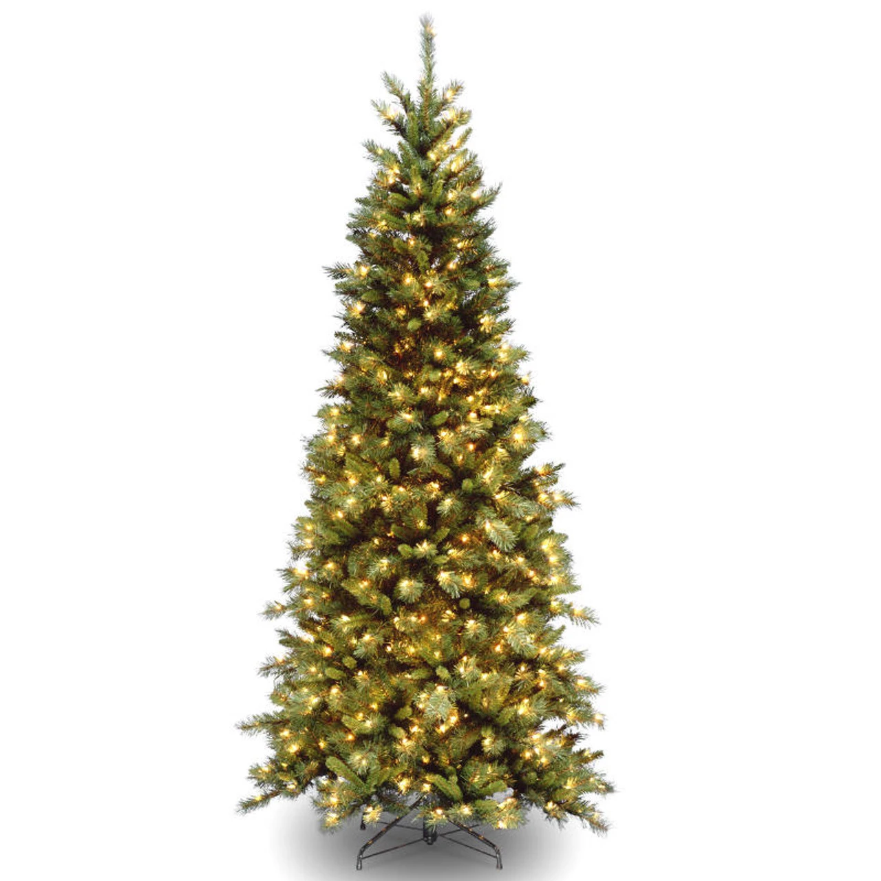 7.5’ Pre-Lit Tiffany Fir Medium Artificial Christmas Tree – Clear Lights
