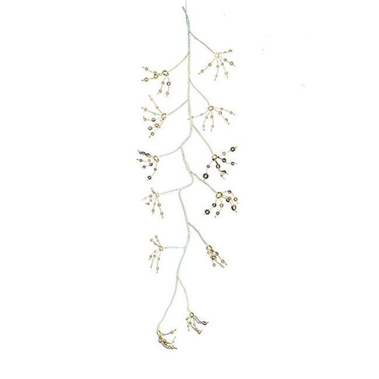 6' Pre-Lit White Bark Artificial Christmas Garland - Warm White LED Lights