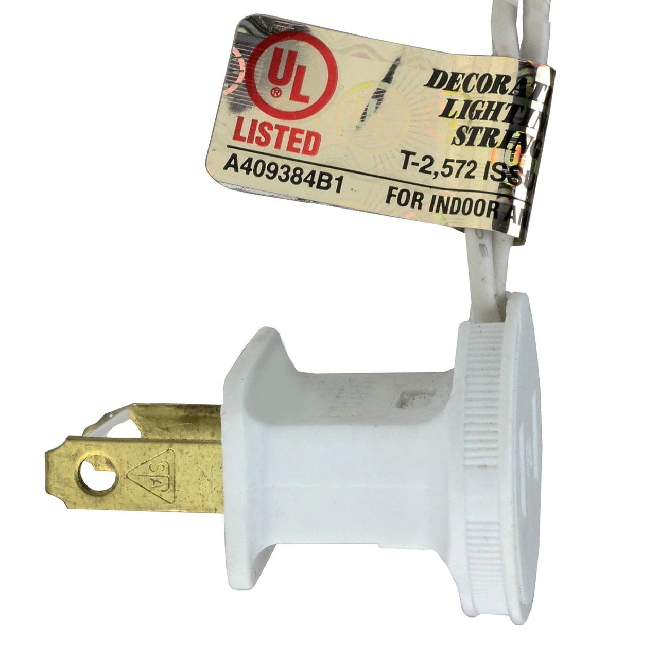 78" Pre-Lit LED Gold Beaded Artificial Christmas Garland - Image 2