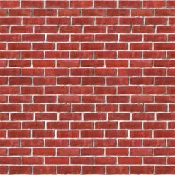 Pack Of 6 Printed Holiday Red Brick Wall Backdrop 4' X 30'