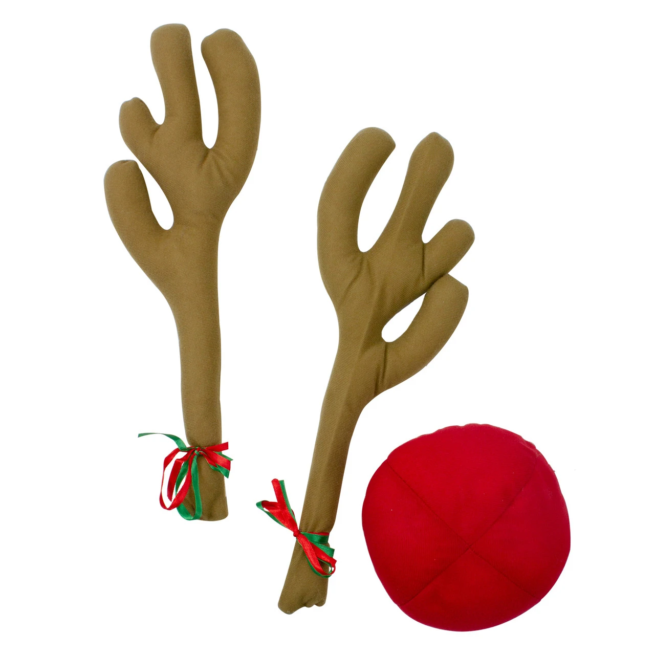19" Brown And Red Reindeer Christmas Car Decorating Kit - Universal Size - Image 2