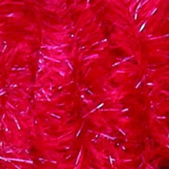 Scarlet Red Fuzzy Boa Party Garland 0.75" X 55 Yards