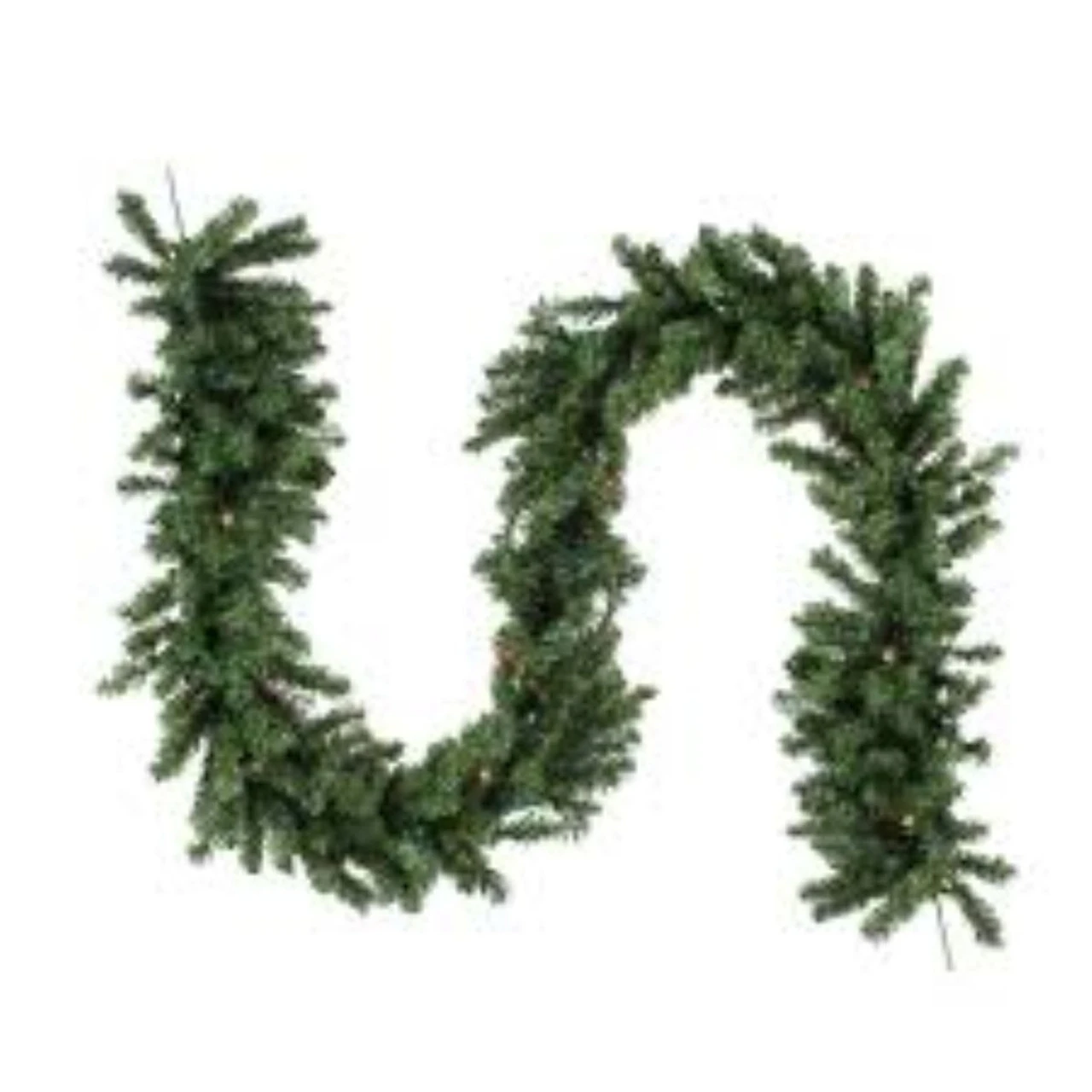 9' X 10" Green Pre-Lit Battery Operated LED Pine Artificial Christmas Garland - Multi Lights - Image 3