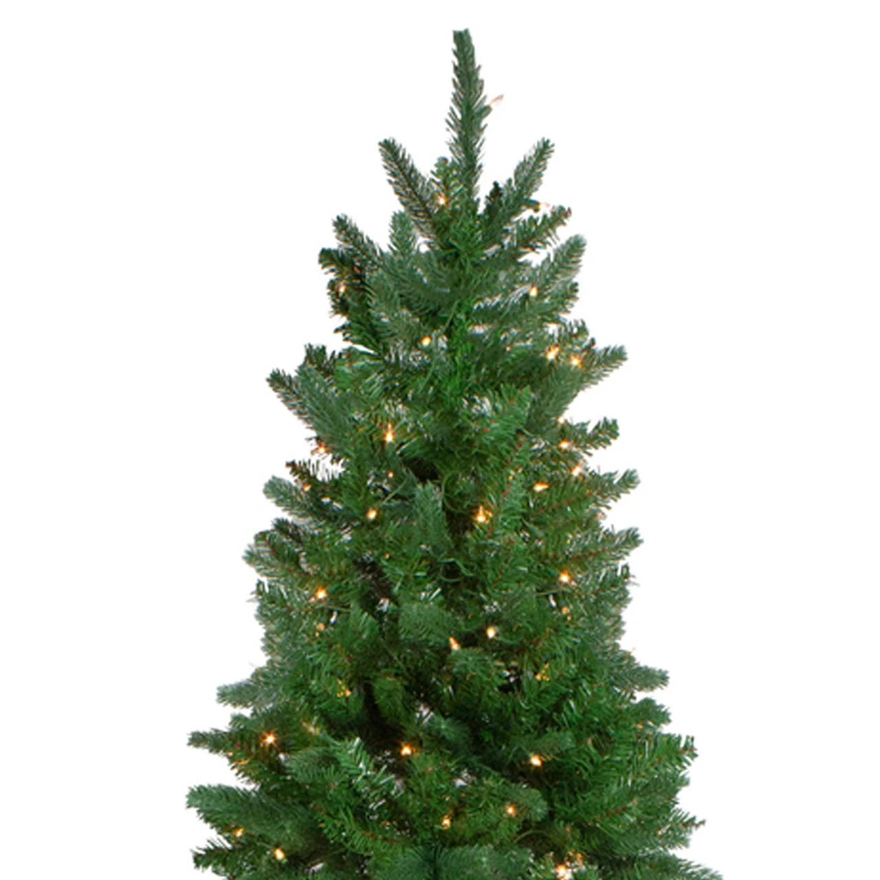 7' Pre-Lit Altoona Pine Slim Artificial Christmas Tree - Clear Lights - Image 3
