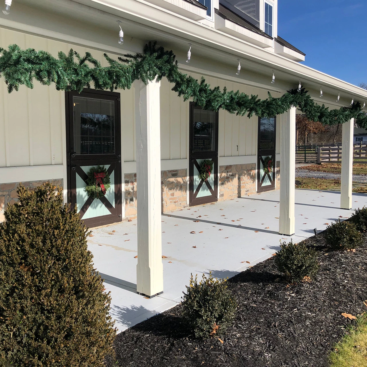 50' X 16" Buffalo Fir Commercial Length Artificial Christmas Garland - Unlit - Image 3