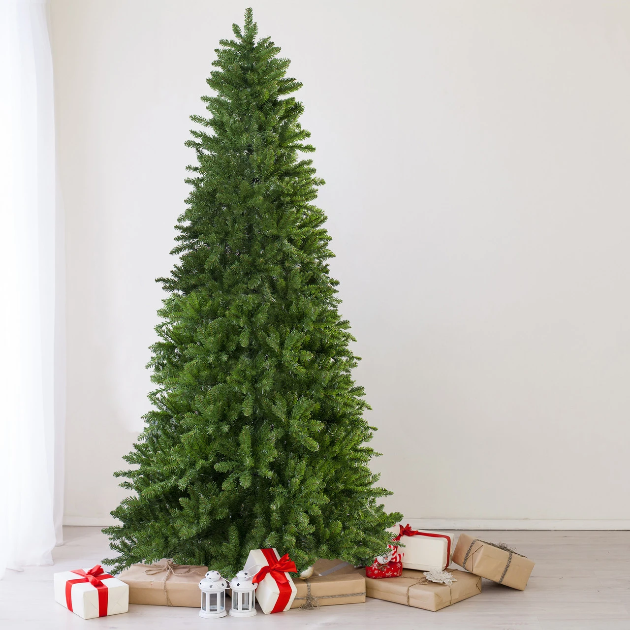 14' Slim Eastern Pine Artificial Christmas Tree - Unlit - Image 2
