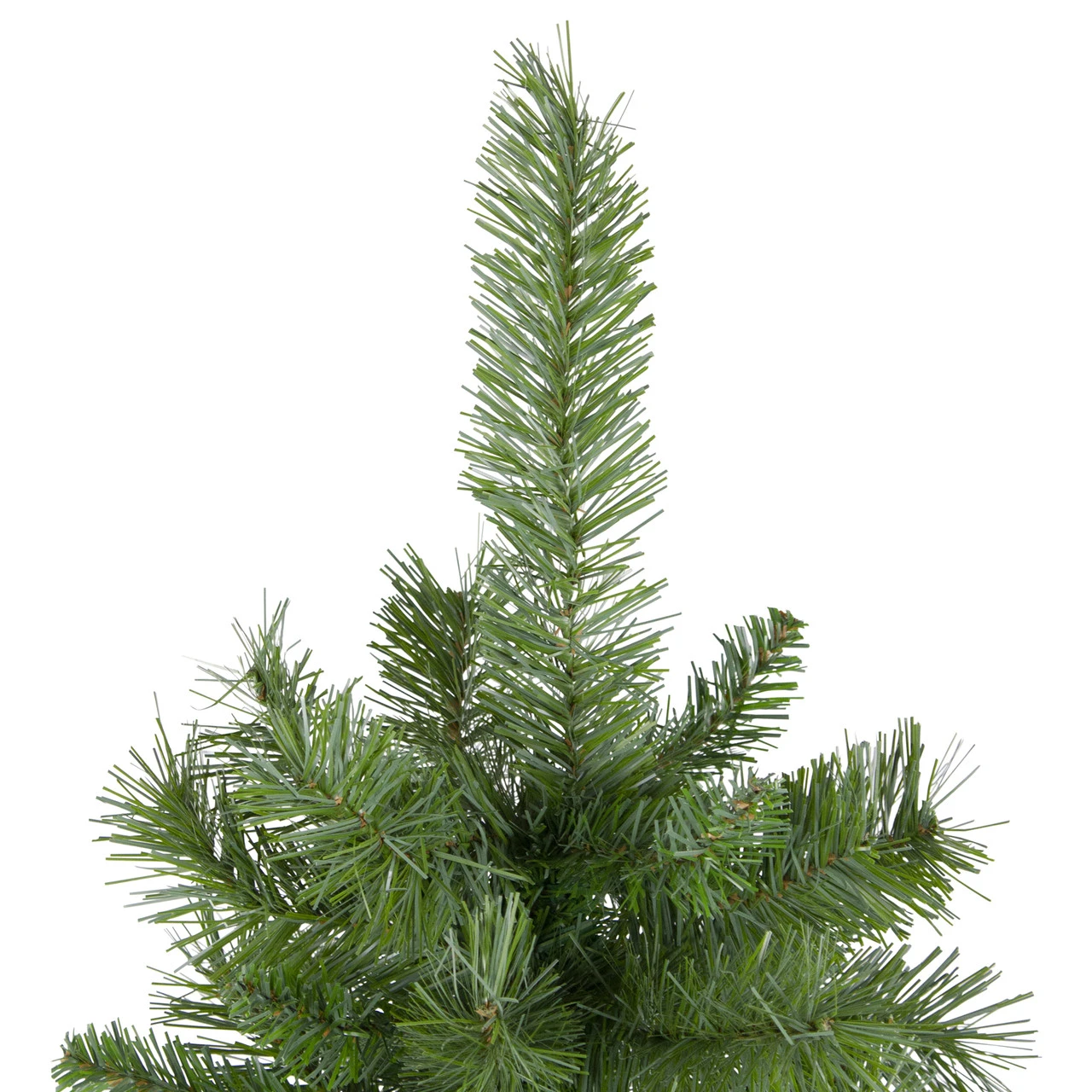 4.5' X 28" Slim Mixed Pine Artificial Christmas Tree - Unlit - Image 4