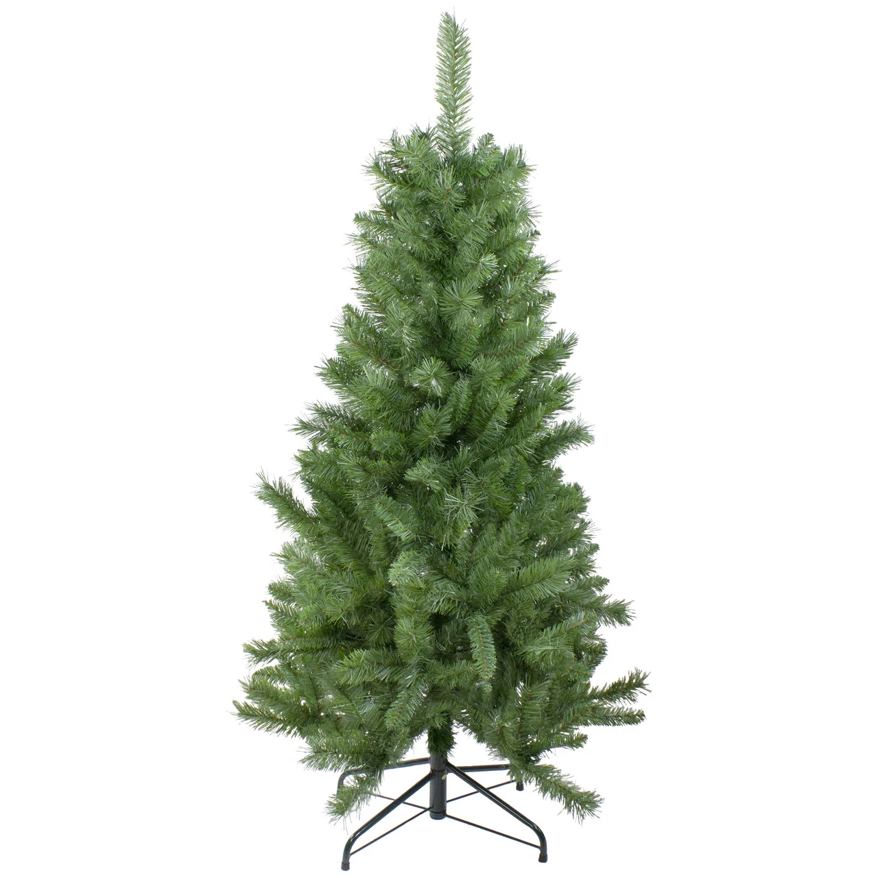 4.5' X 28" Slim Mixed Pine Artificial Christmas Tree - Unlit