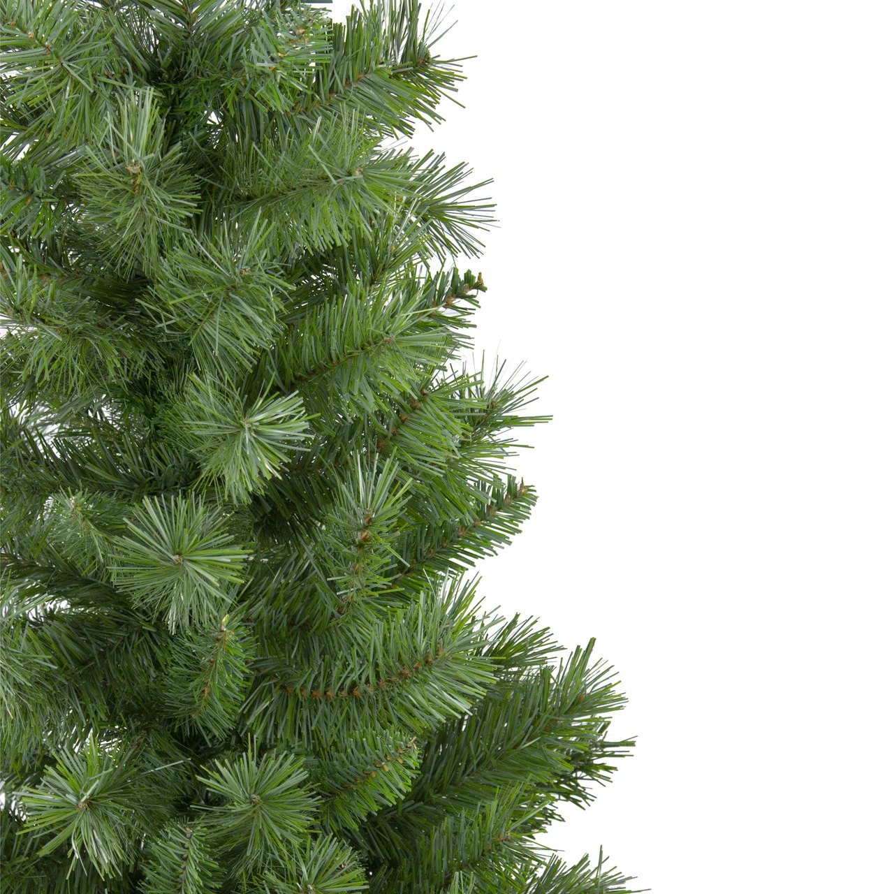 4.5' X 28" Slim Mixed Pine Artificial Christmas Tree - Unlit - Image 3