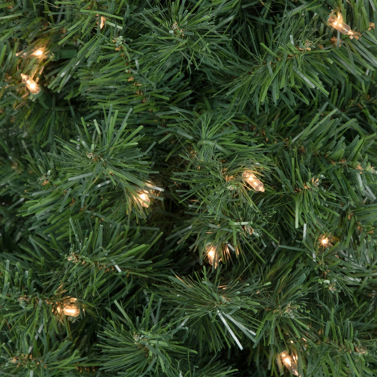 6' X 20" Pre-Lit Traditional Green Pine Pencil Artificial Christmas Tree - Clear Lights - Image 3
