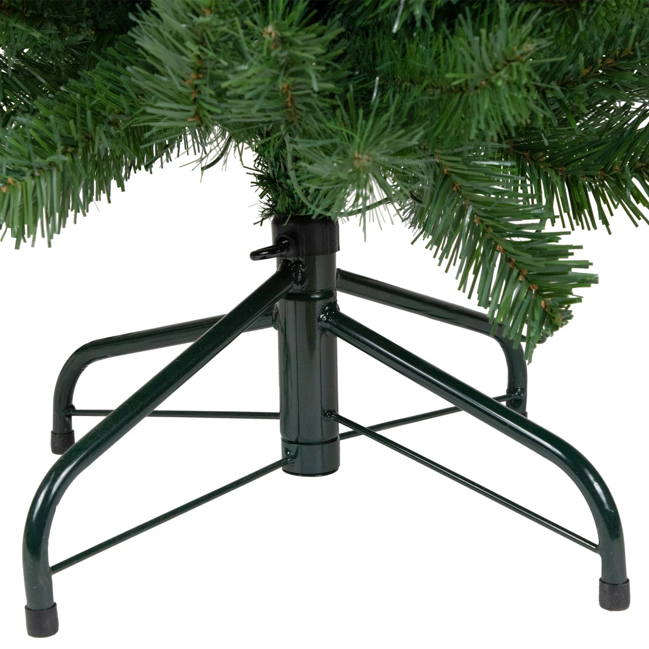 6' X 20" Pre-Lit Traditional Green Pine Pencil Artificial Christmas Tree - Clear Lights - Image 5