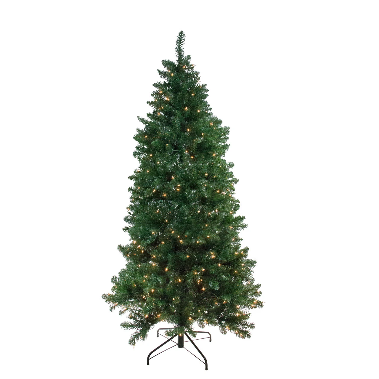 6.5' Pre-Lit Slim Eastern Pine Artificial Christmas Tree - Clear Lights