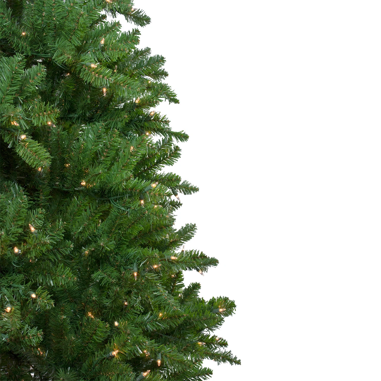 9' Pre-Lit Slim Eastern Pine Artificial Christmas Tree - Clear Lights - Image 5