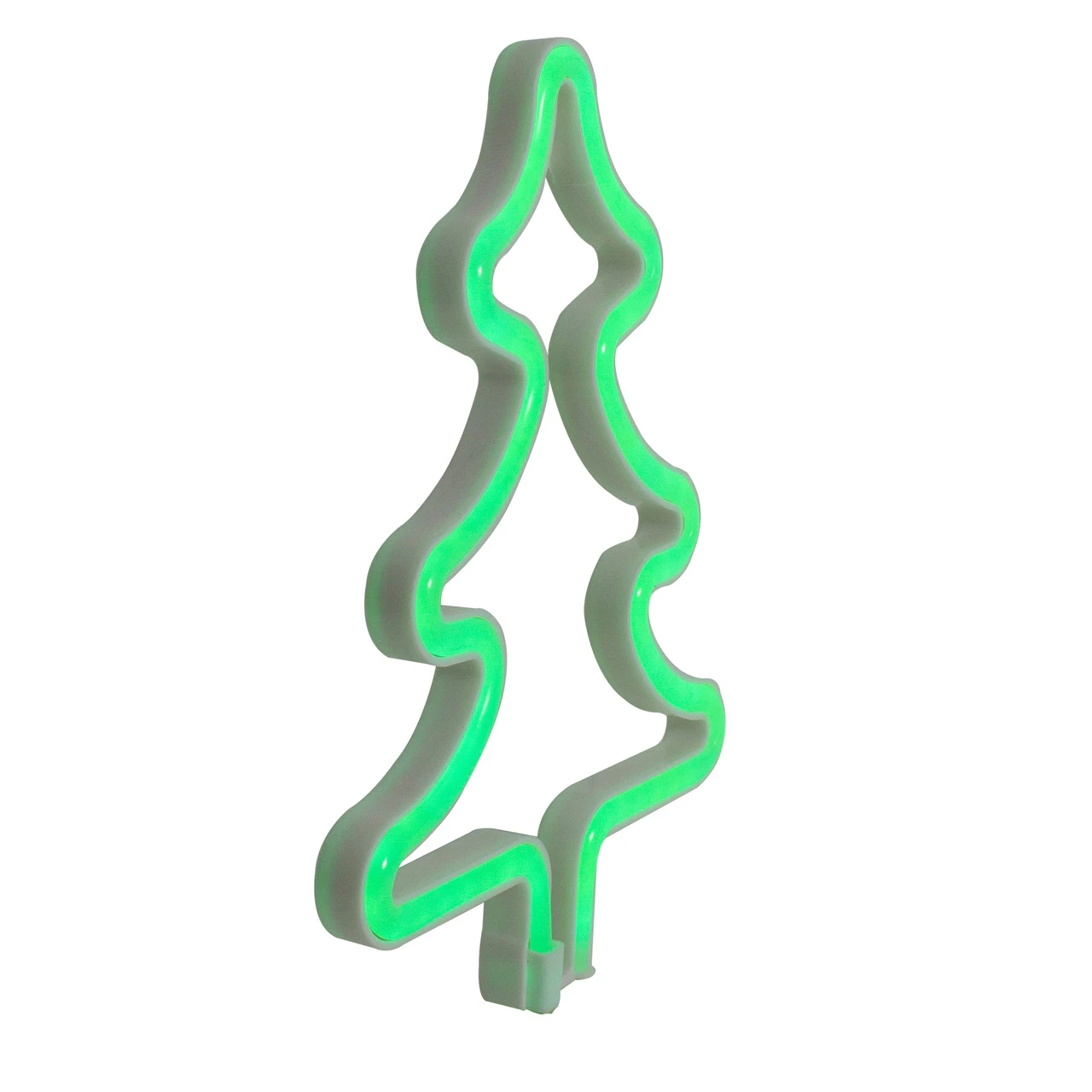 9.5" Green Christmas Tree LED Neon Style Window Silhouette - Image 3