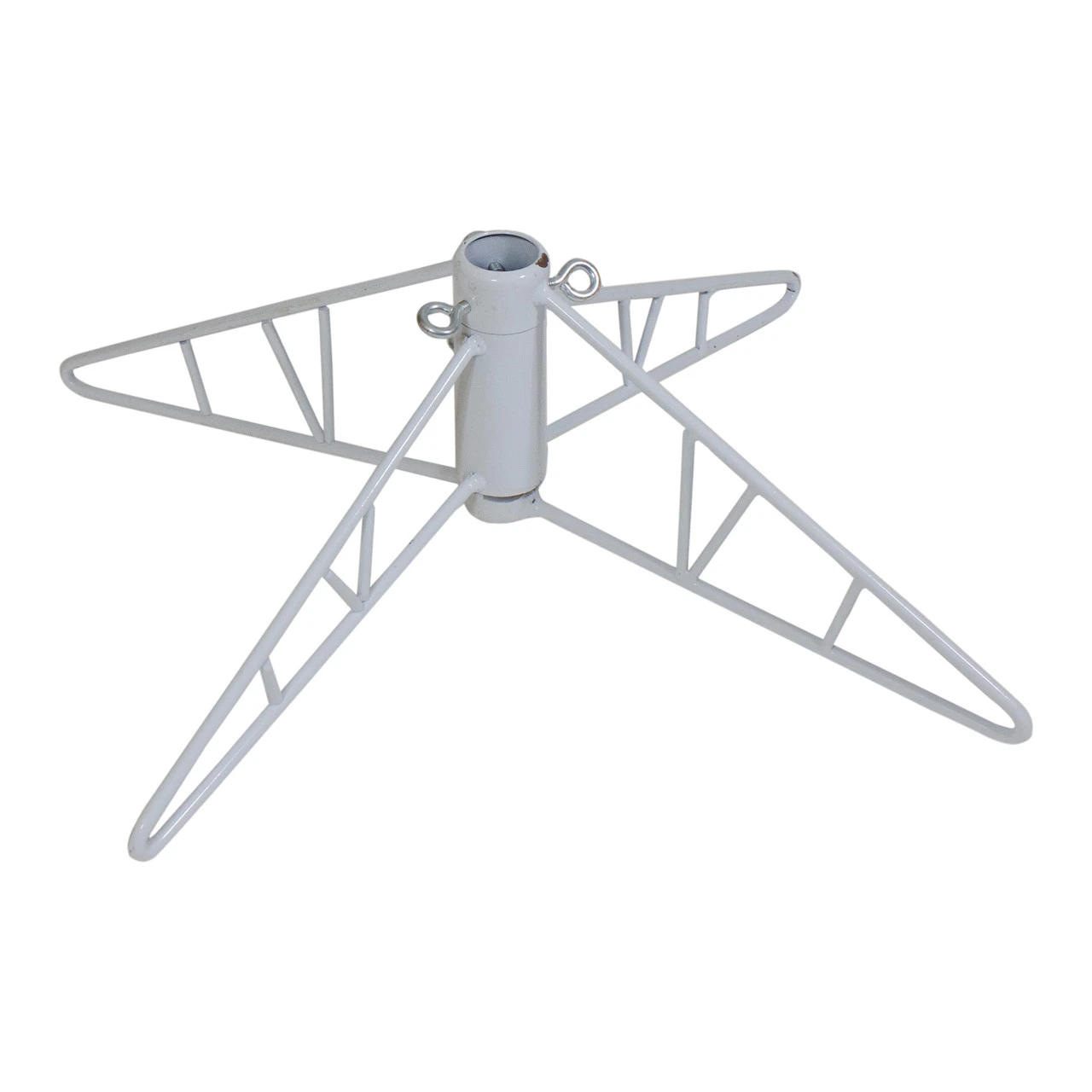 9’ Silver Tinsel Slim Artificial Christmas Tree - Unlit - Image 5