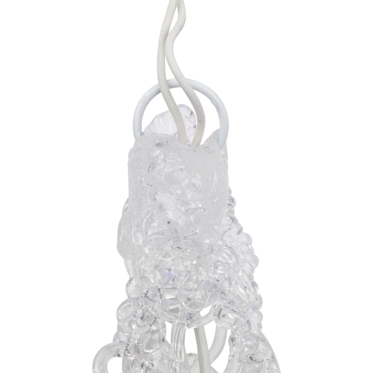 24" Color Changing Blue And White LED Bethlehem Star Hanging Christmas Decoration - Image 5