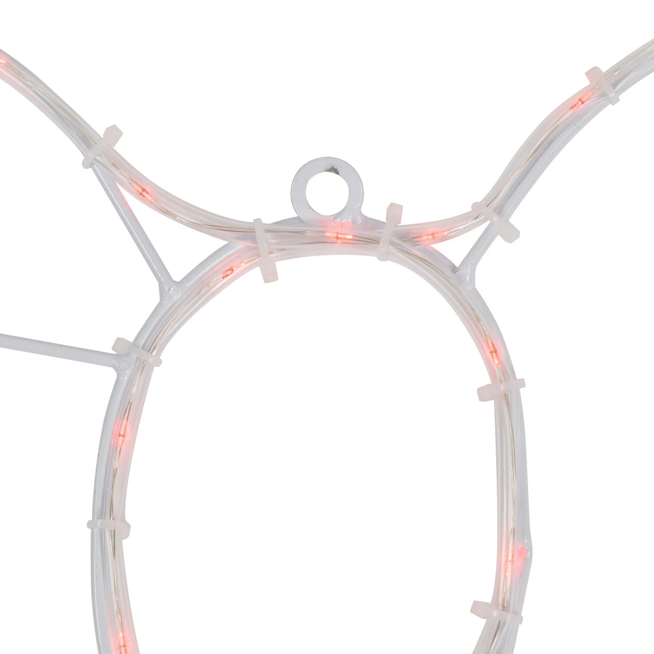 34" Lighted Christmas Bell And Bow Window Silhouette Decoration - Image 4