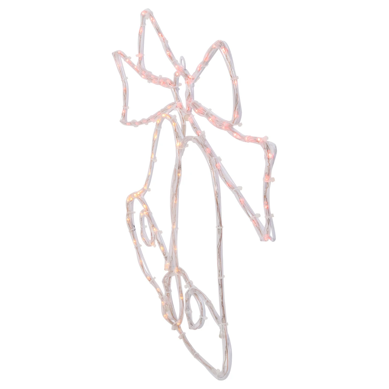 23" LED Lighted Bow 4 Function Christmas Window Silhouette - Image 2