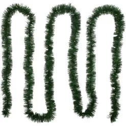 18' Pre-Lit Battery Operated Pine Artificial Christmas Garland - Warm White LED Lights