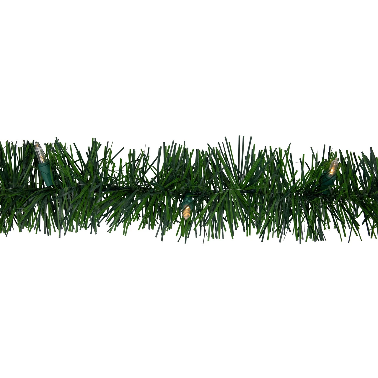 18' Pre-Lit Battery Operated Pine Artificial Christmas Garland - Warm White LED Lights - Image 4