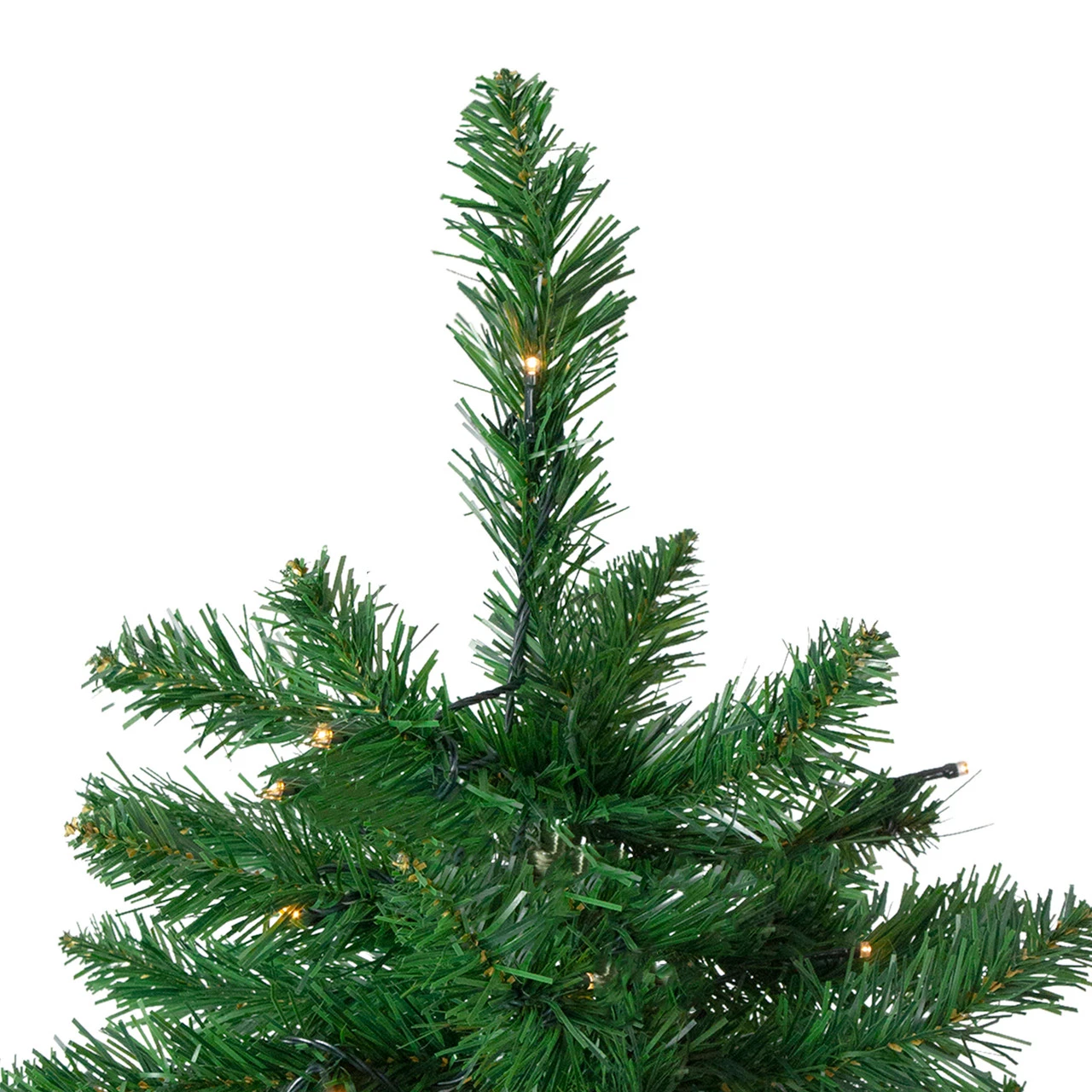 7.5' Pre-Lit Full Twin Lakes Fir Artificial Christmas Tree - Warm White LED Lights - Image 4