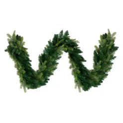 9' X 10" Pre-lit LED Woodcrest Pine Artificial Christmas Garland - Clear Lights