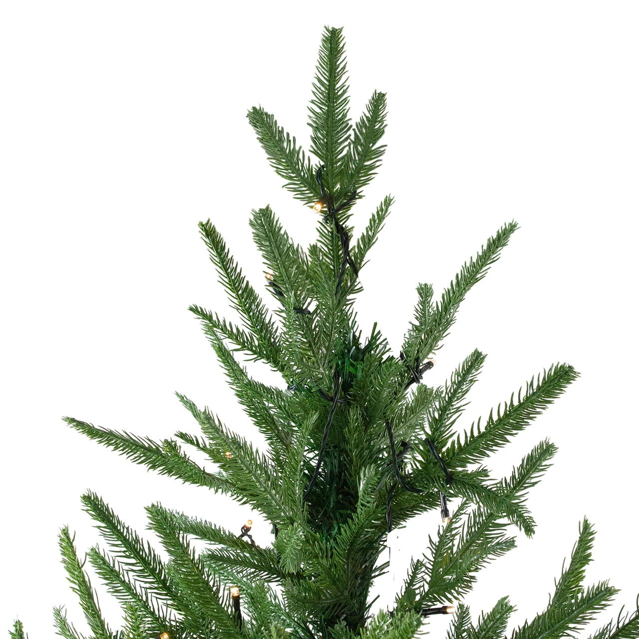 6.5' Pre-Lit Full Silverthorne Fir Artificial Christmas Tree - Warm White LED Lights - Image 3