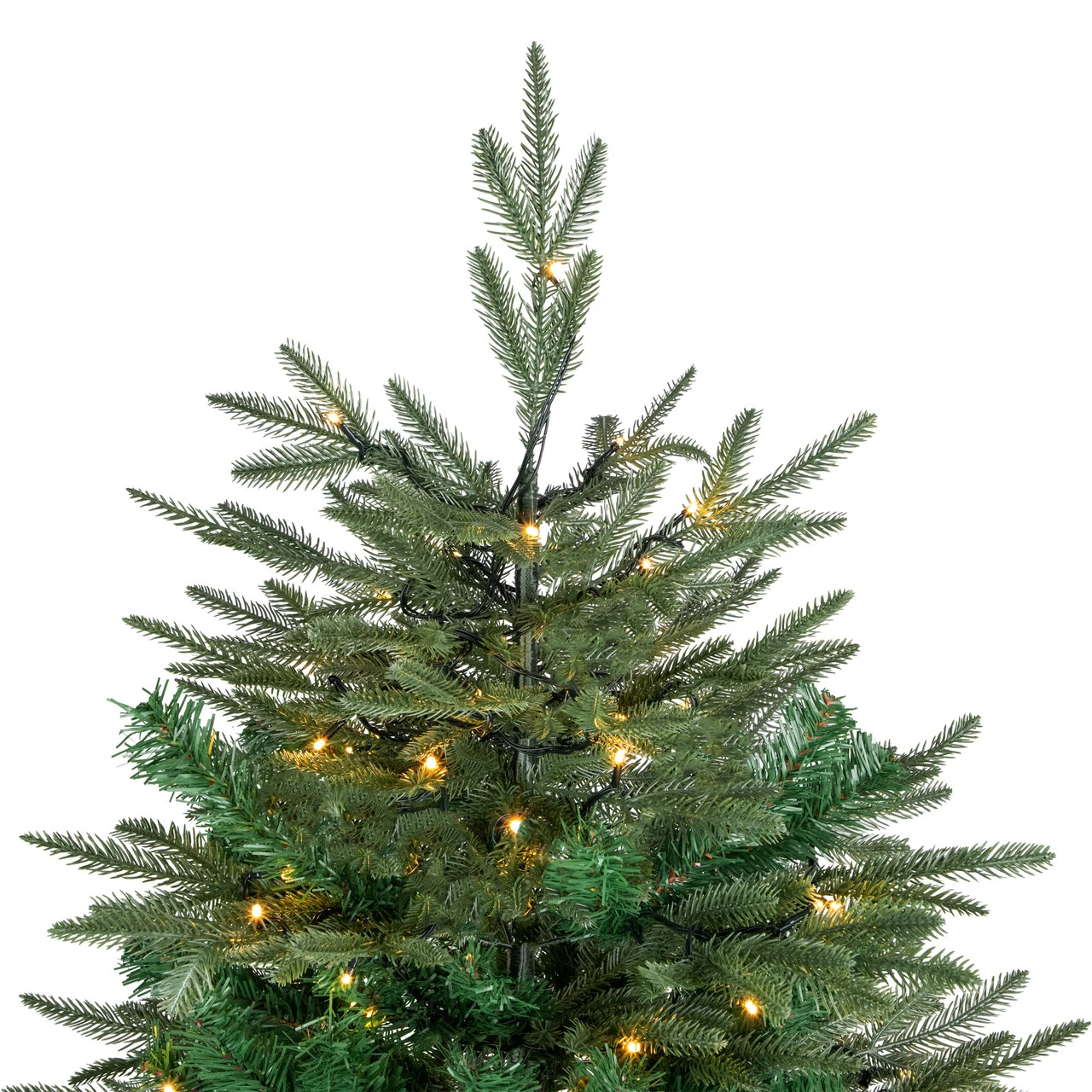 9' Pre-Lit Hudson Fir Artificial Christmas Tree, Warm White LED Lights - Image 4
