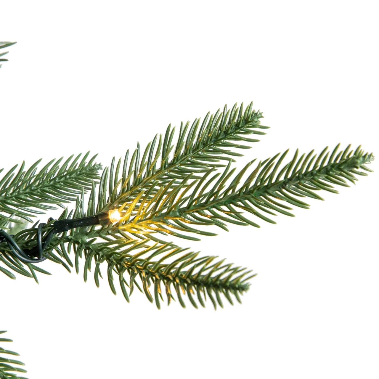 9' Pre-Lit Hudson Fir Artificial Christmas Tree, Warm White LED Lights - Image 2