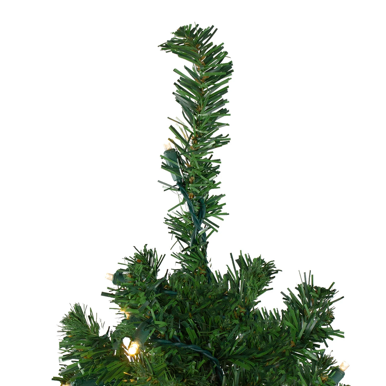 4' Pre-Lit Mixed Classic Pine Medium Artificial Christmas Tree - Warm Clear LED Lights - Image 3