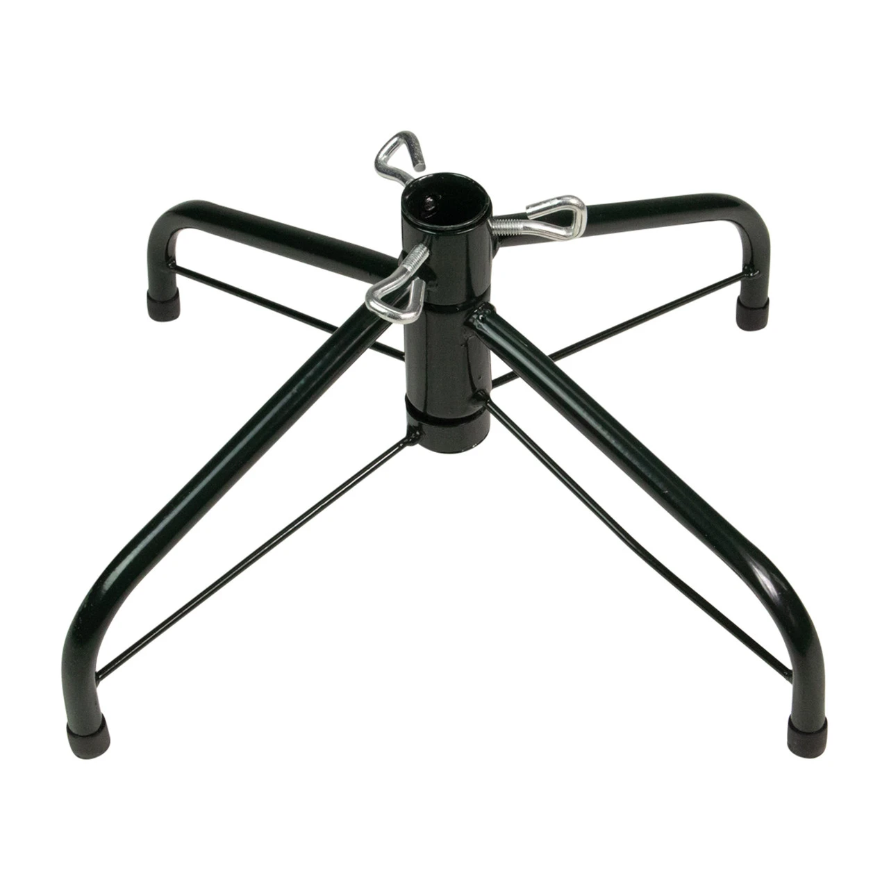 7.5' Slim Flocked Nordmann Fir Artificial Christmas Tree - Unlit - Image 5