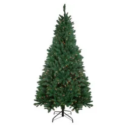 7.5ft Pre-Lit Ravenna Pine Artificial Christmas Tree - Warm White LED Lights