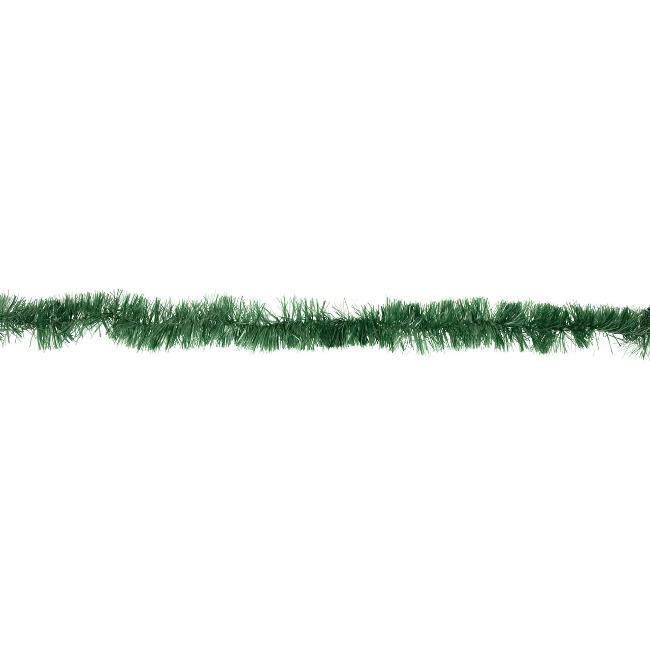 50' X 2.75" Green Tinsel Artificial Christmas Garland - Unlit - Image 4