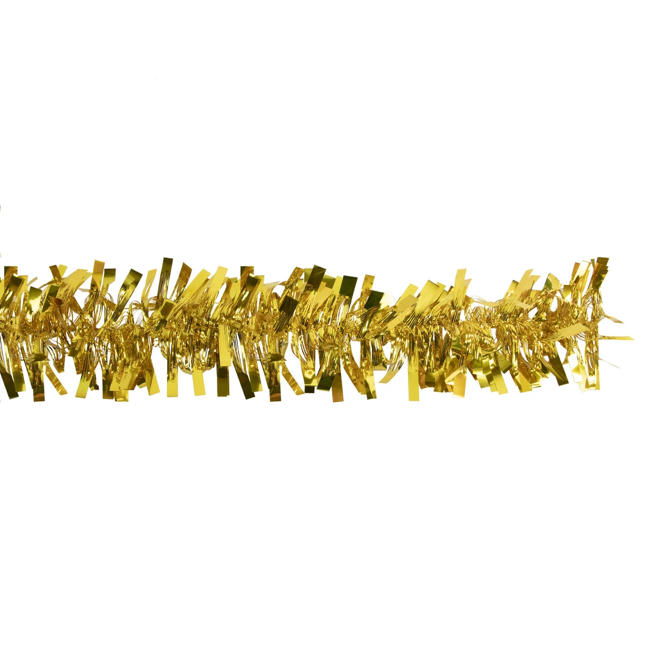 50' X 3" Gold Boa Wide Cut Tinsel Christmas Garland - Unlit - Image 3