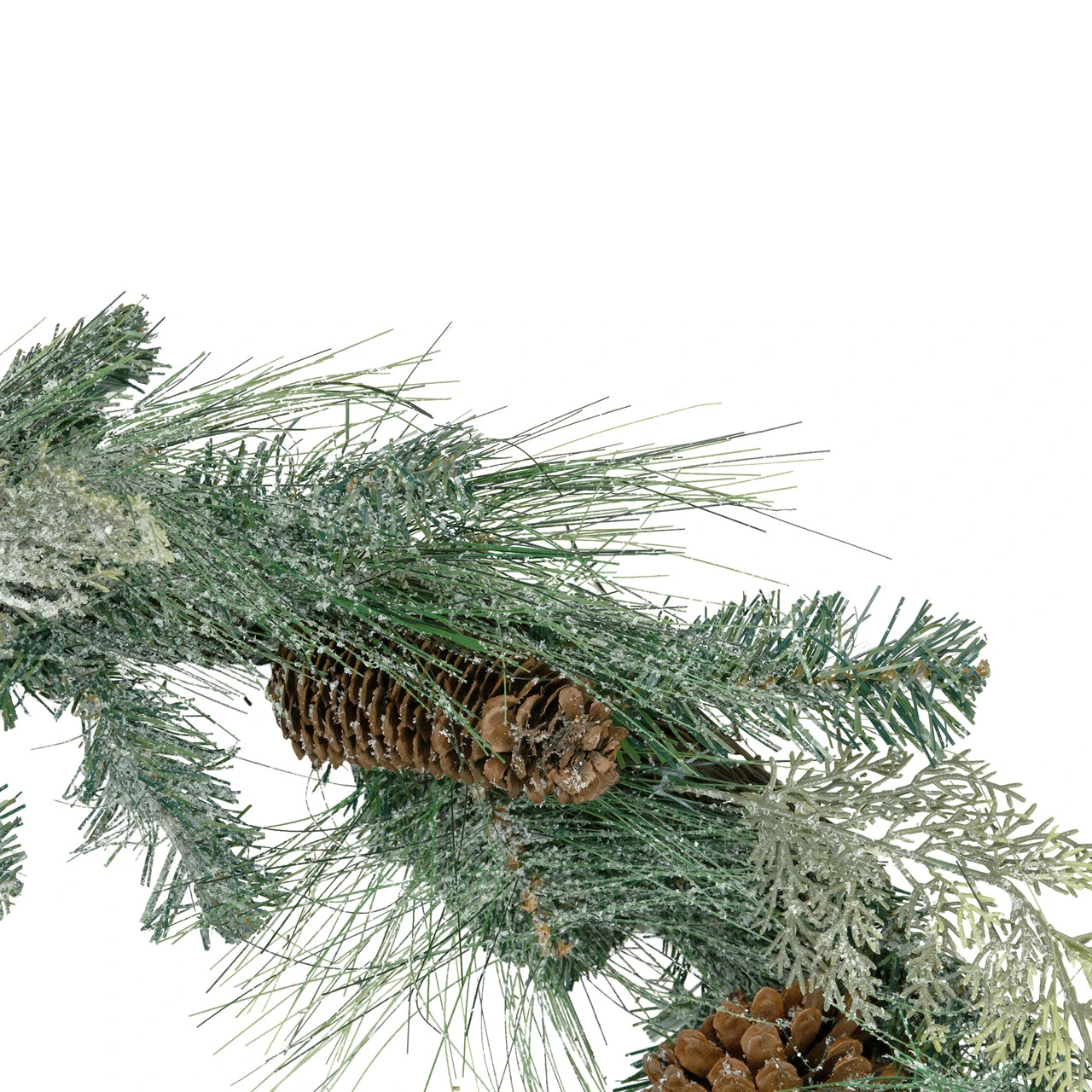 6' X 9" Mixed Pine And Pine Cones Artificial Christmas Garland, Unlit - Image 2