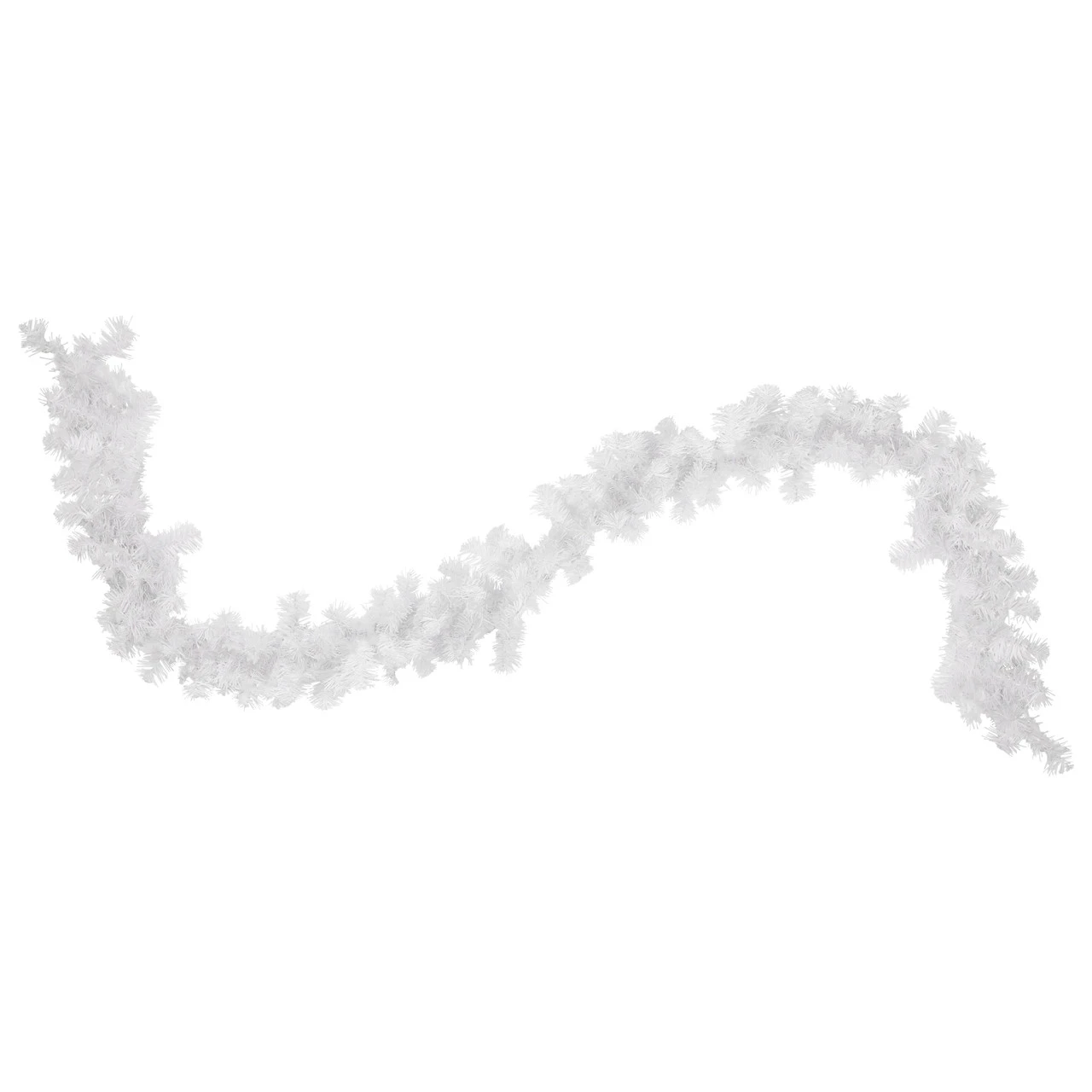 9' X 10" White Iridescent Mixed Pine Artificial Christmas Garland - Unlit