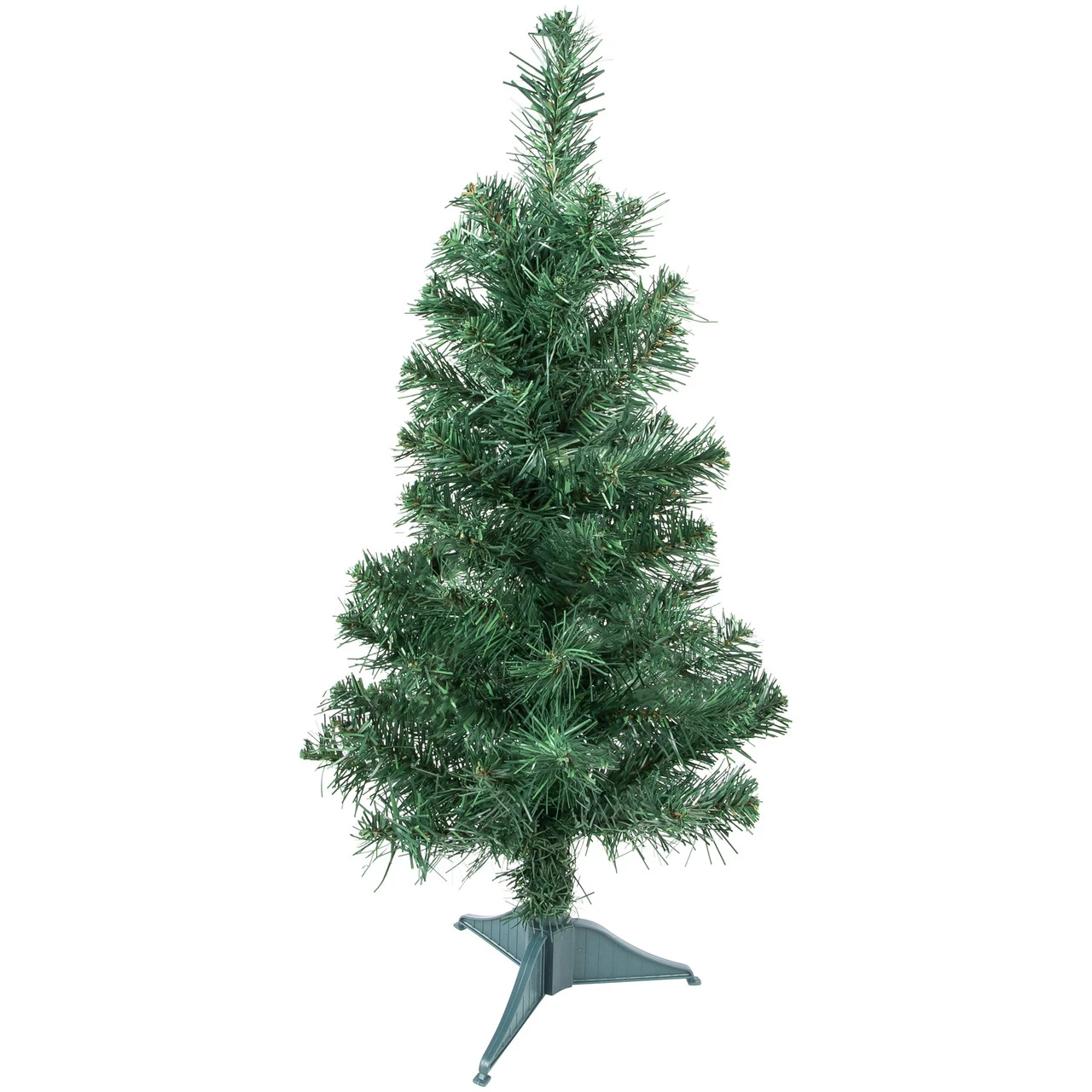 18" Traditional Green Pine Artificial Christmas Tree, Unlit