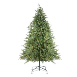 7.5' Pre-Lit Full Hunter Fir Artificial Christmas Tree - Clear Lights