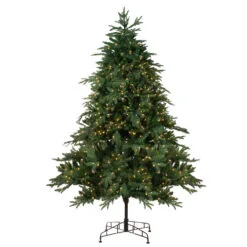 7.5' Pre-Lit Full Aurora Spruce Artificial Christmas Tree - Clear Lights