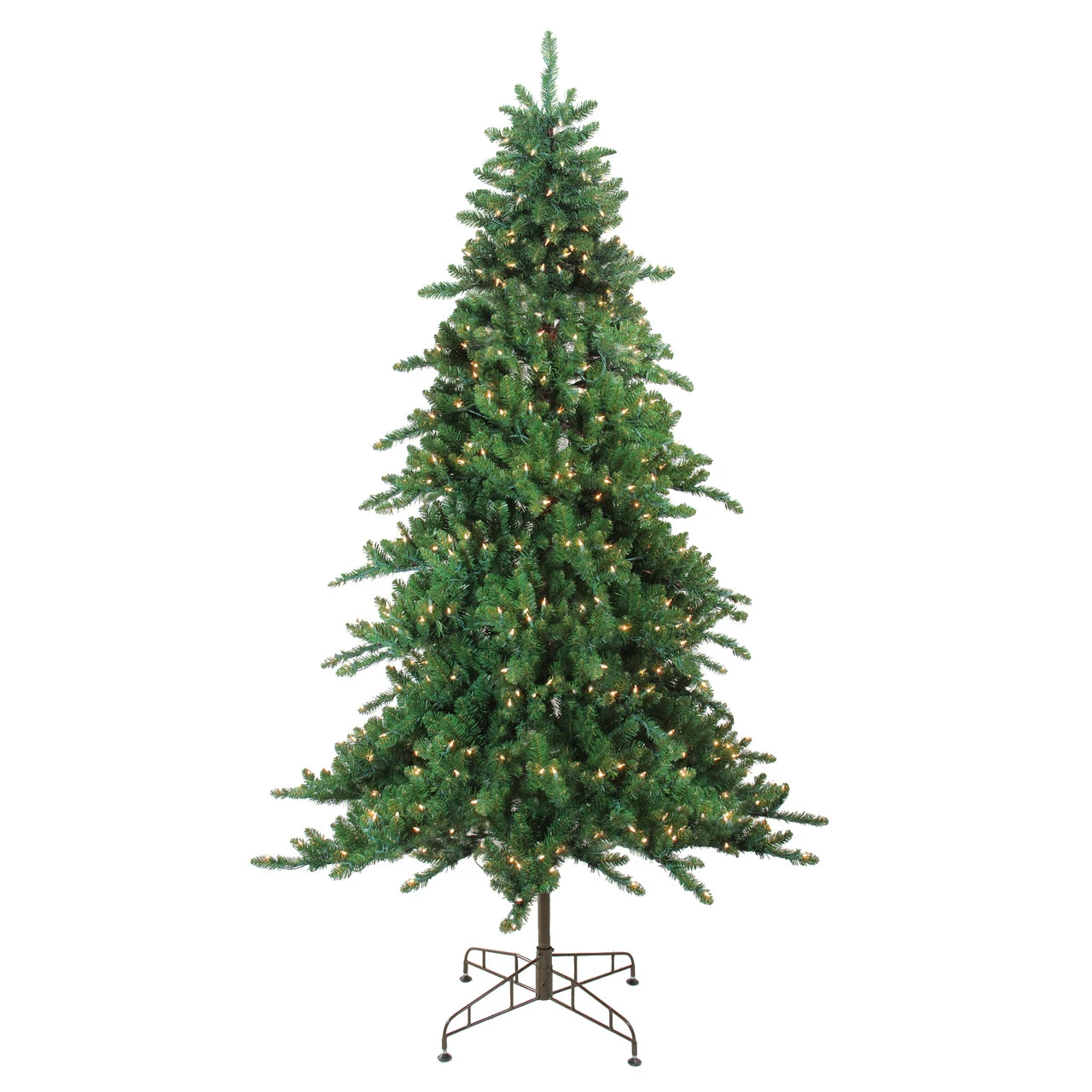 7.5' Pre-Lit Medium Eden Spruce Artificial Christmas Tree - Clear Lights
