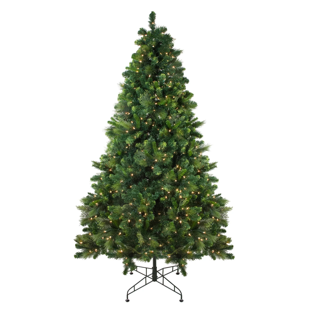 7.5' Pre-Lit Medium Sequoia Mixed Pine Artificial Christmas Tree - Clear Lights