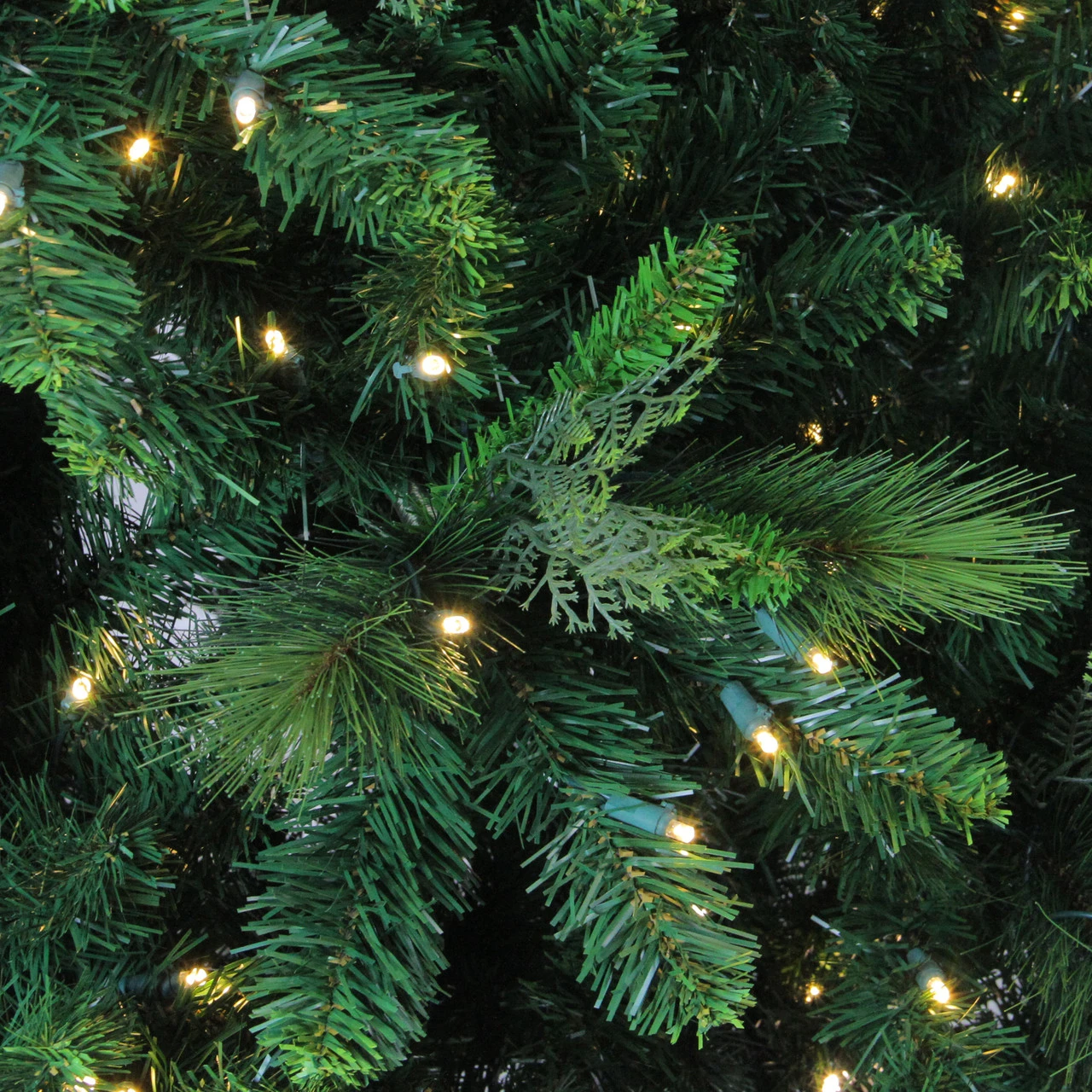 7.5' Pre-Lit Medium Sequoia Mixed Pine Artificial Christmas Tree - Warm White LED Lights - Image 2