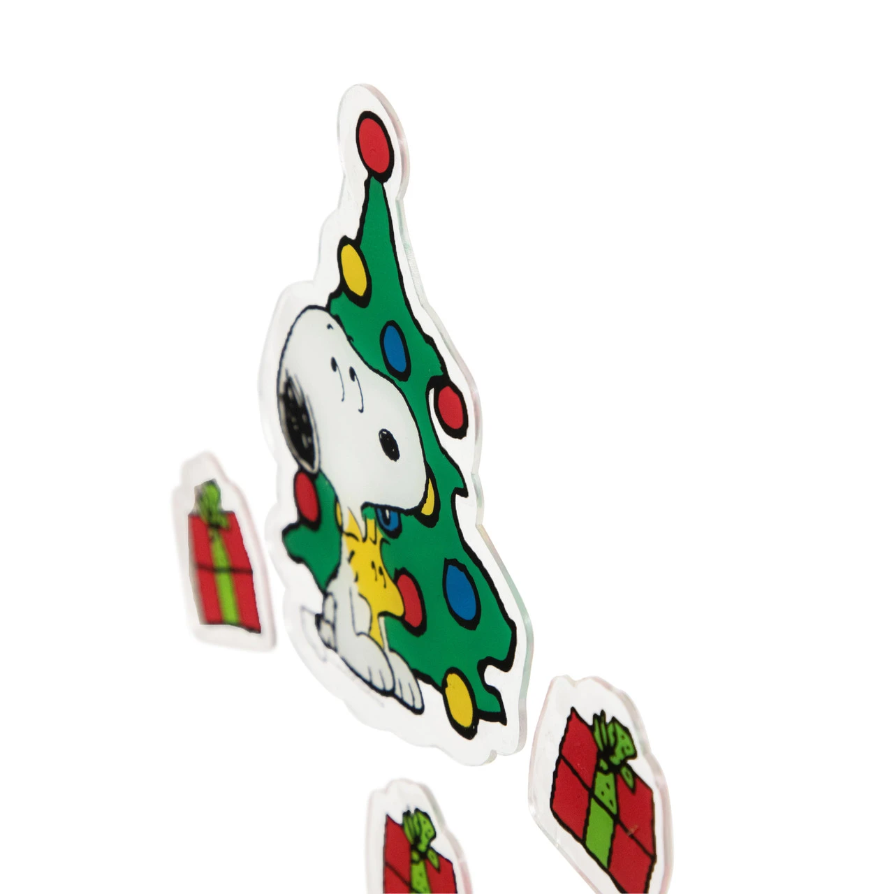 8-Piece Peanuts Snoopy And Charlie Brown Christmas Window Clings - Image 6