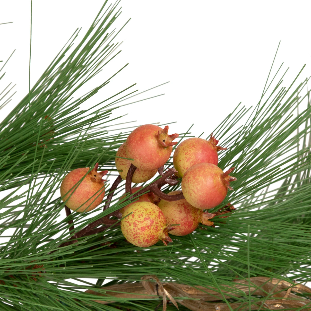 6' X 10" Long Needle Pine And Pinecone Artificial Christmas Garland, Unlit - Image 3