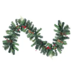 6' Foliage With Pinecone And Berry Artificial Christmas Garland - Unlit
